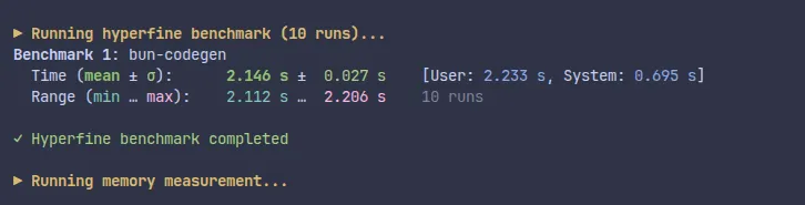 Hyperfine  Example